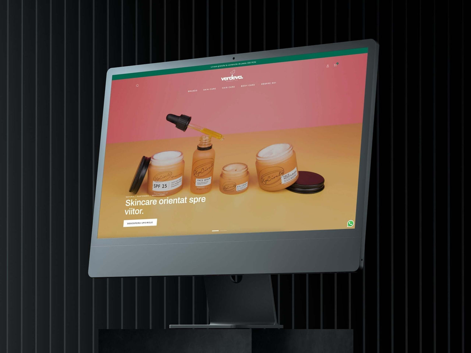 Creare site Verdeva Cosmetice